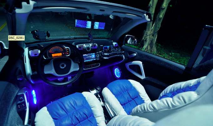 smart fortwo 451 cabrio tuning WHT interier